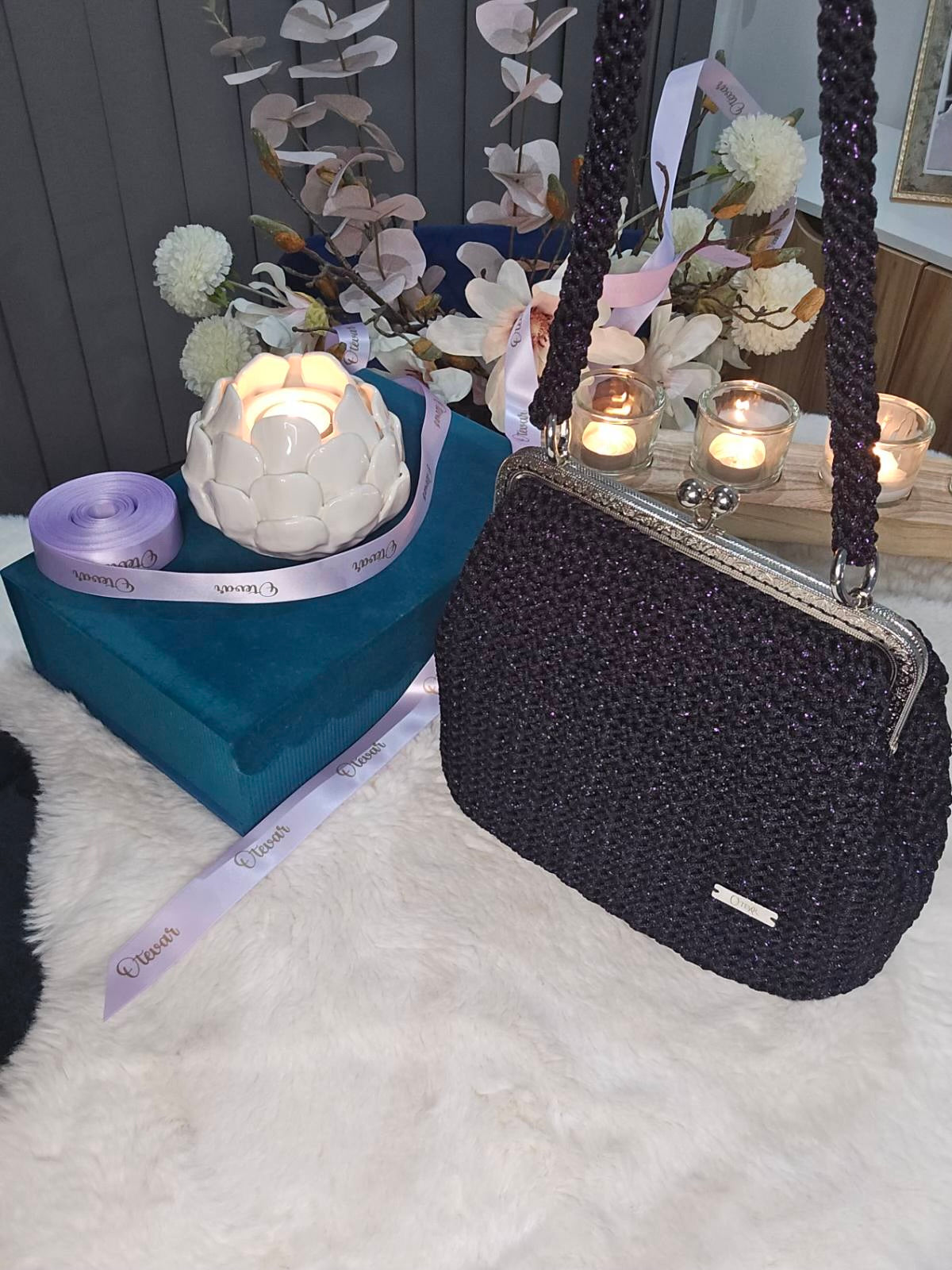 Handmade crochet bag