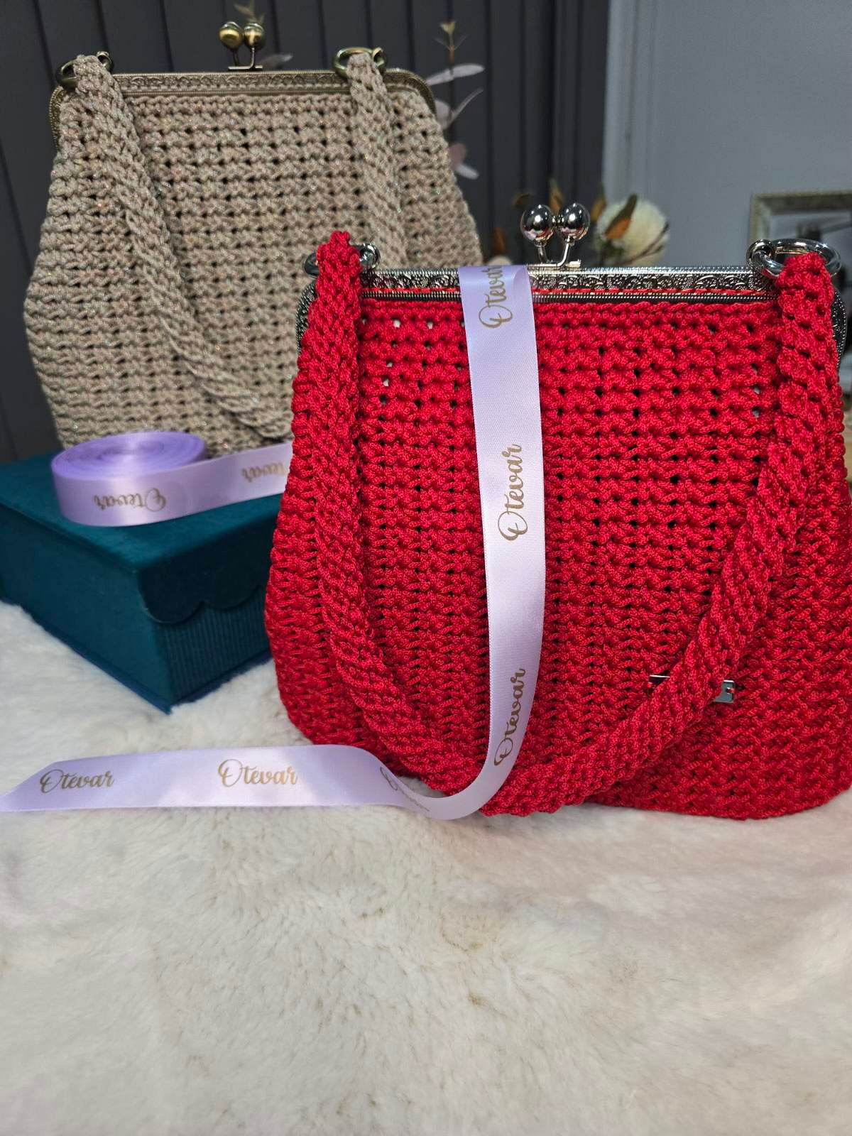 Handmade crochet bag