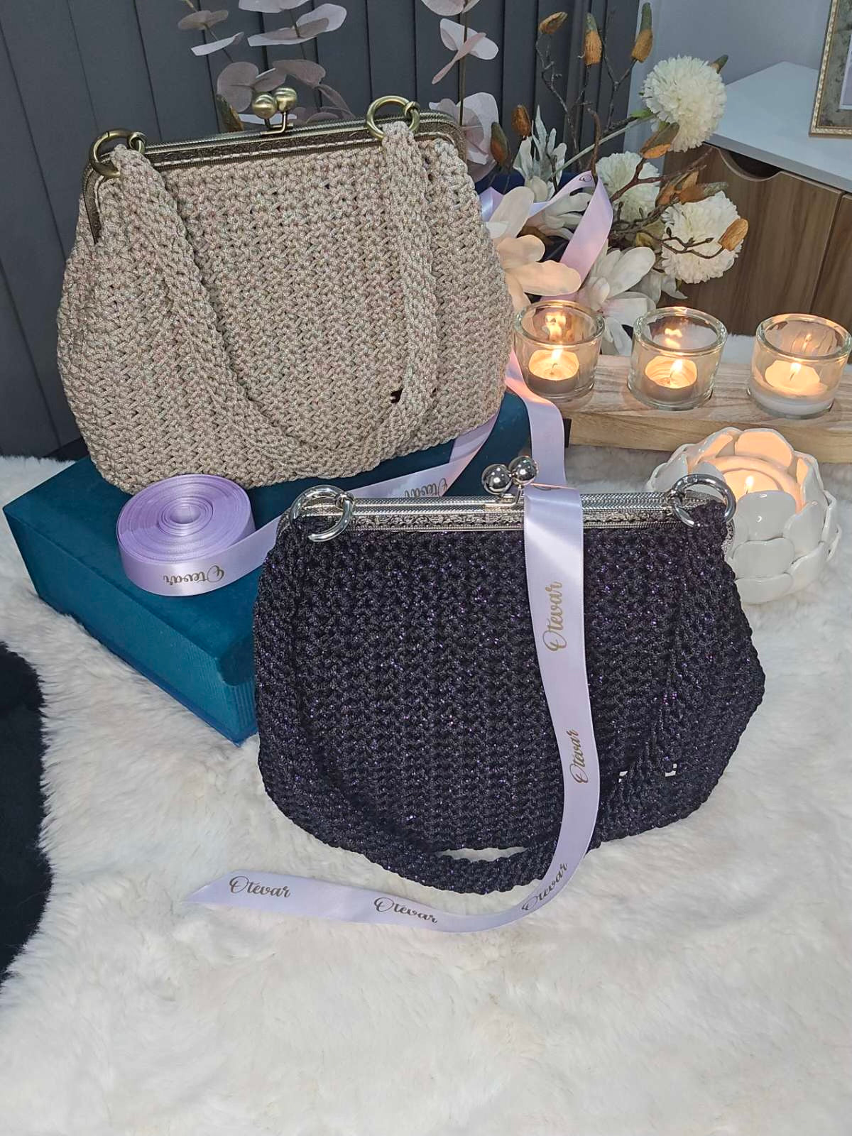 Handmade crochet bag