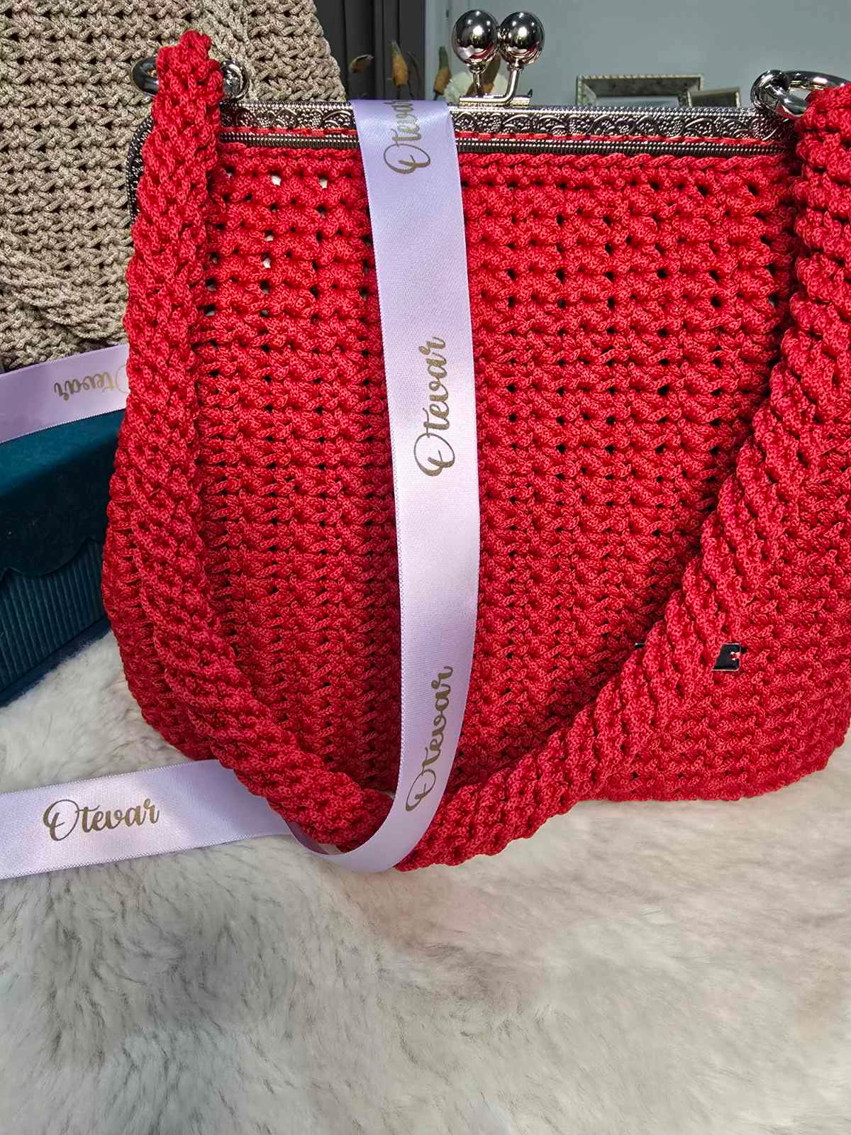 Handmade crochet bag