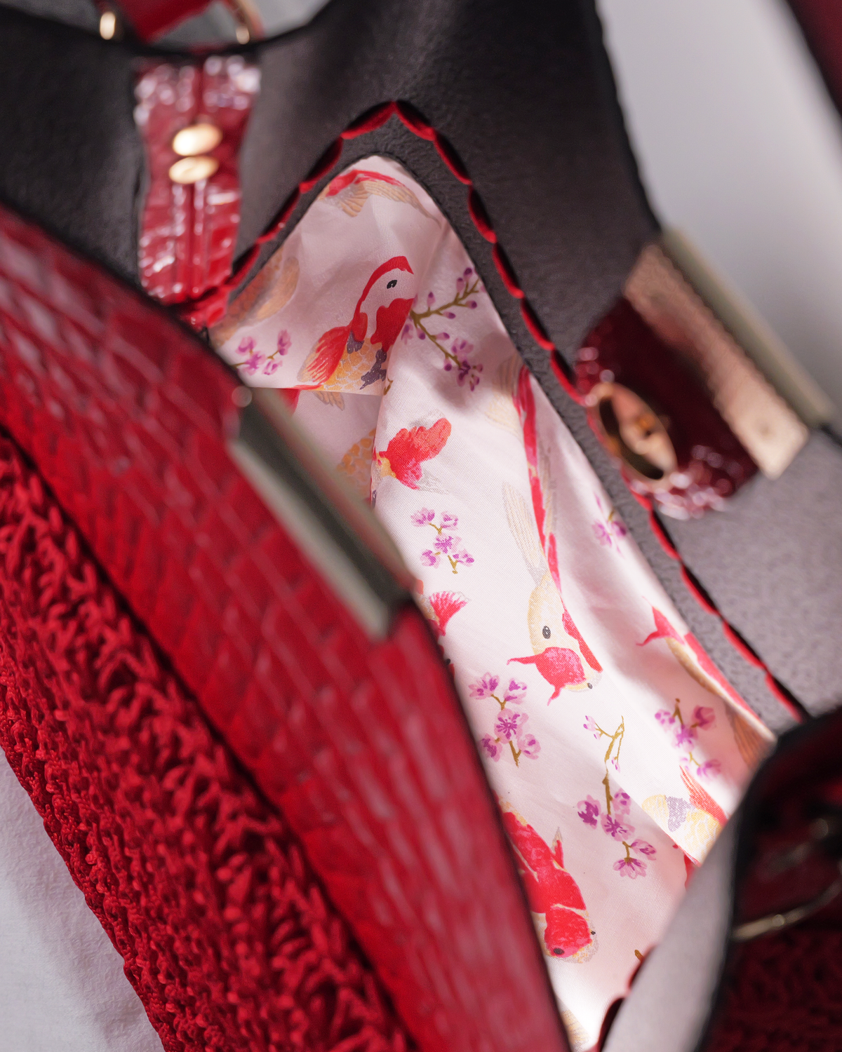 Handmade crochet bag