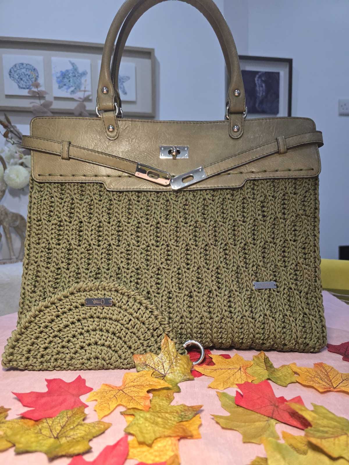 Handmade crochet bag