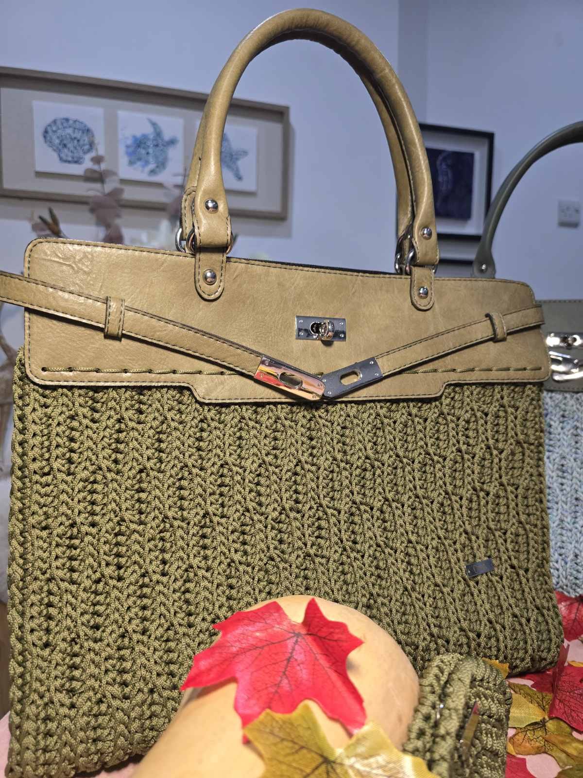 Handmade crochet bag
