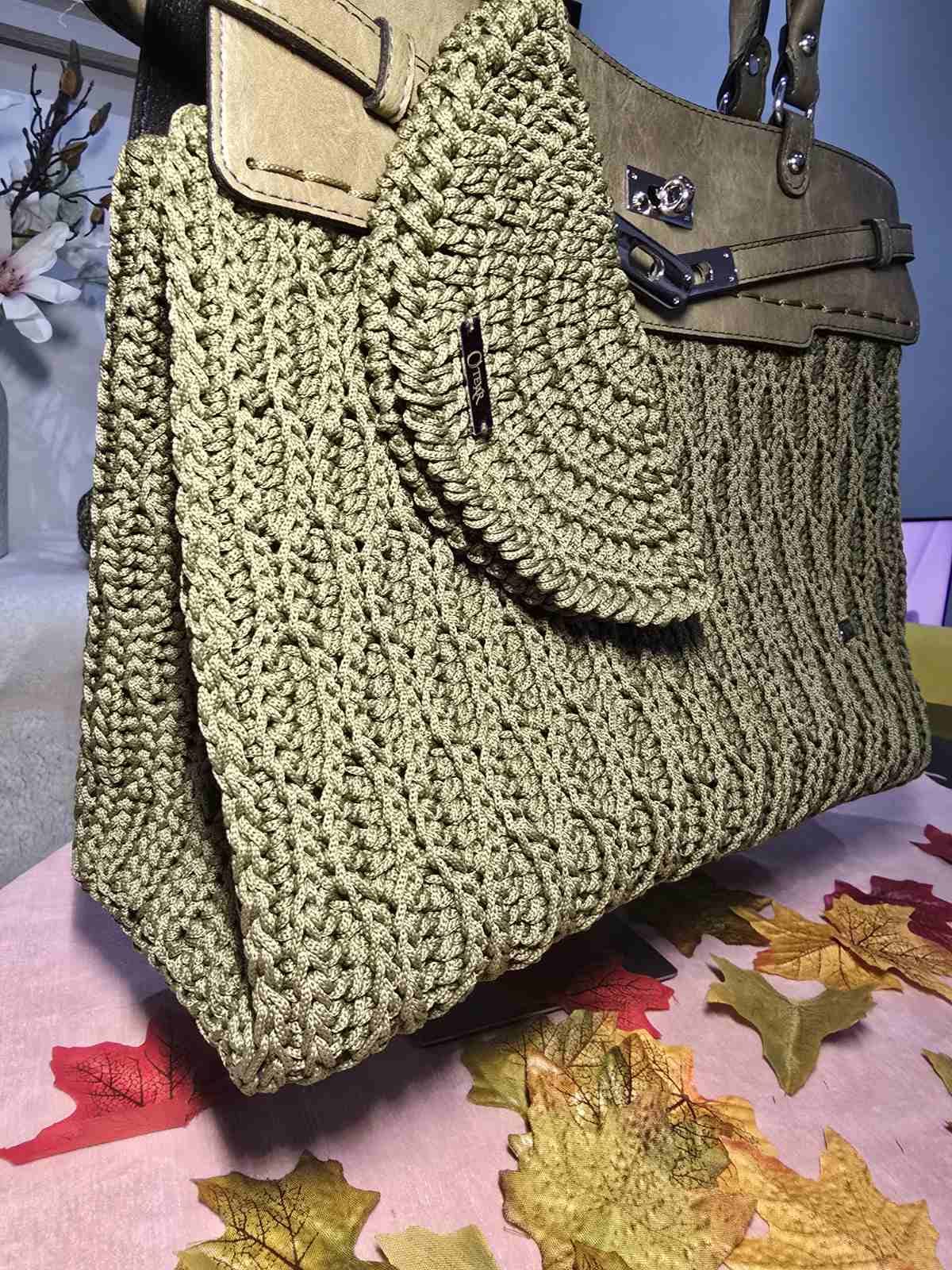 Handmade crochet bag