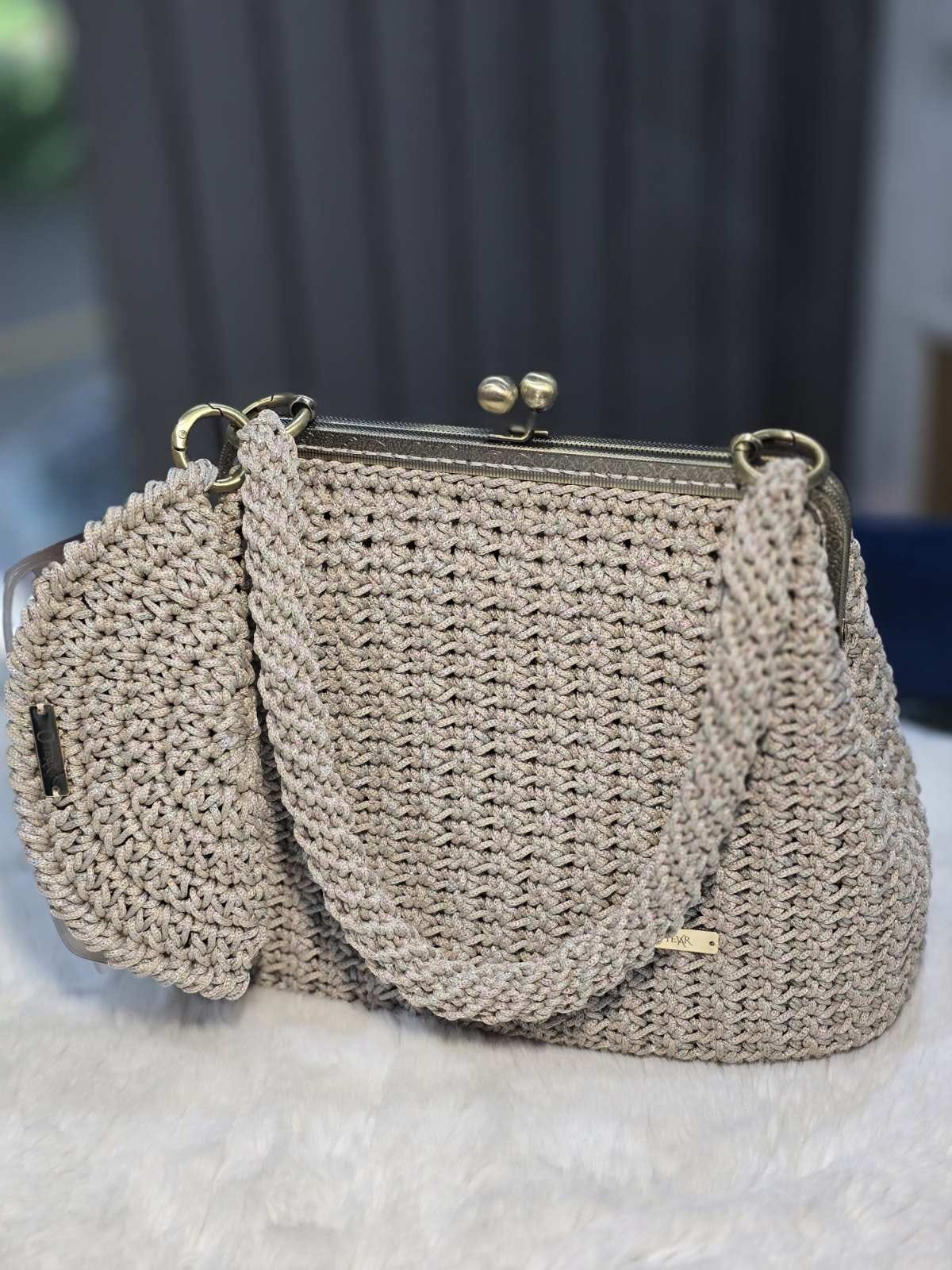 Handmade crochet bag