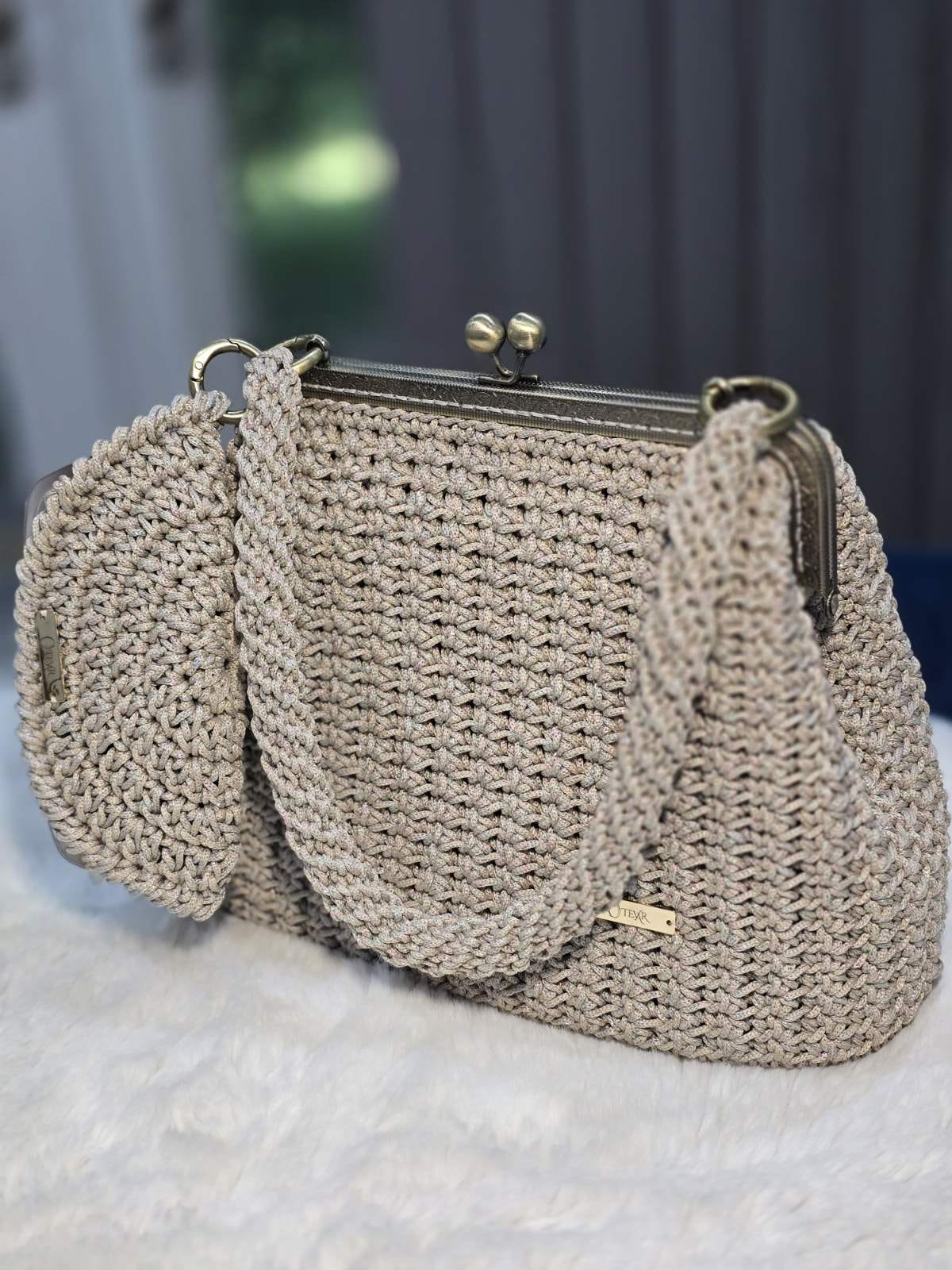 Handmade crochet bag