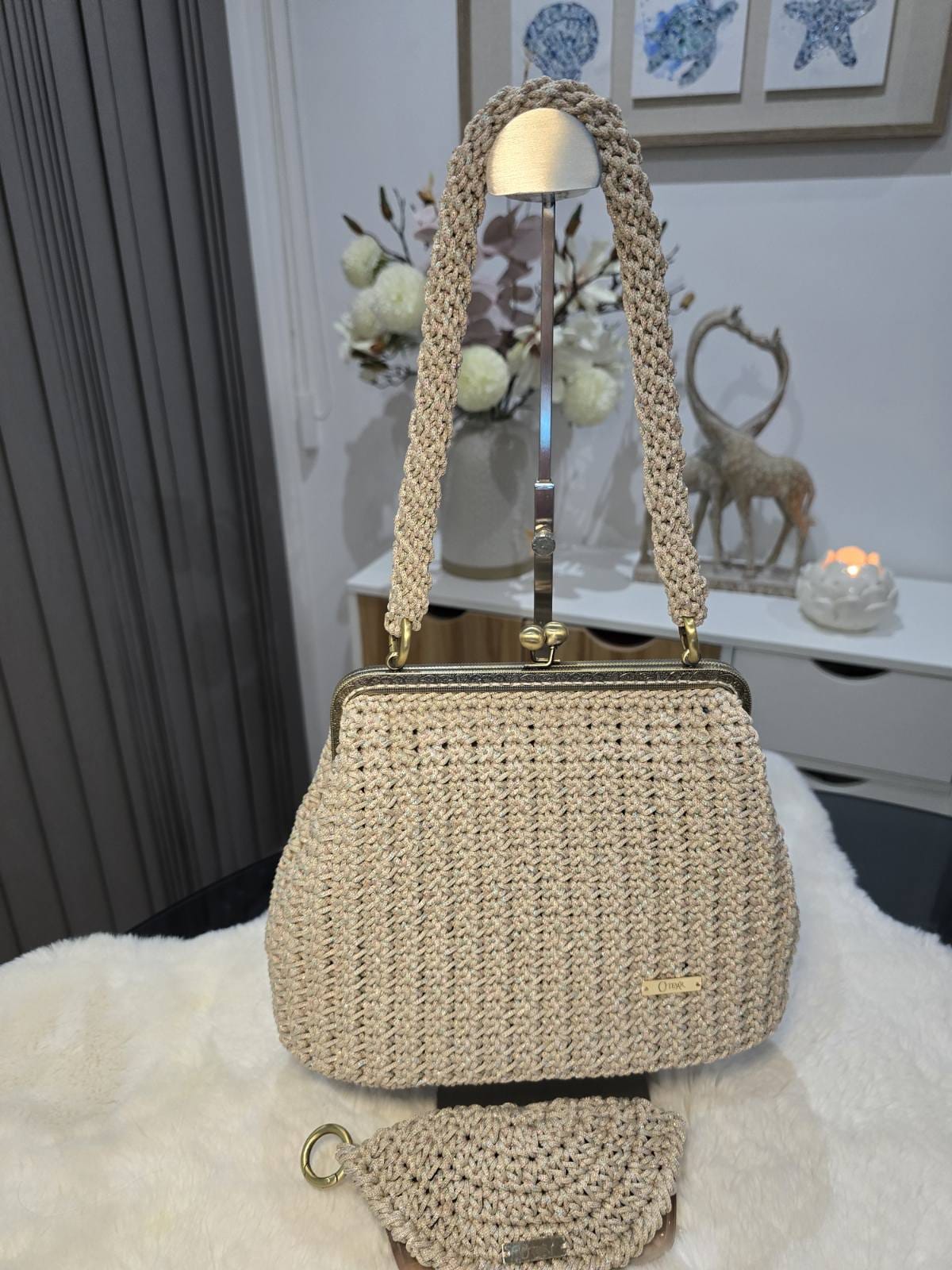 Handmade crochet bag