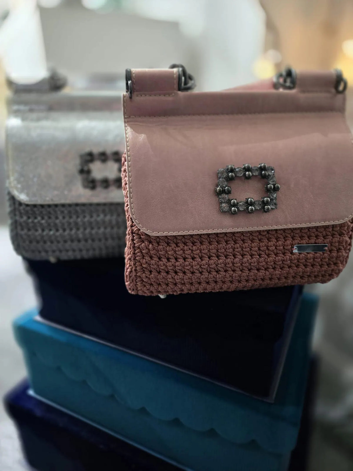 Handmade crochet bags