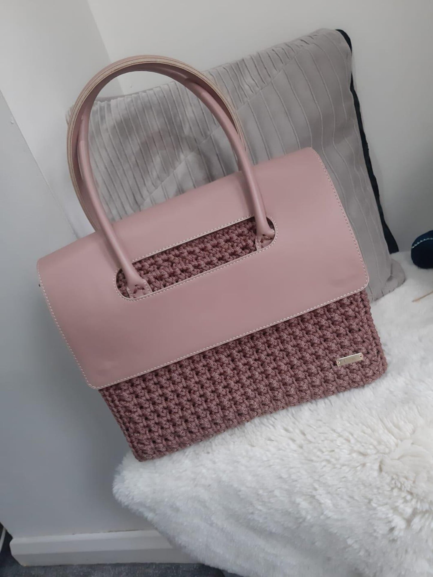 Handmade crochet bag
