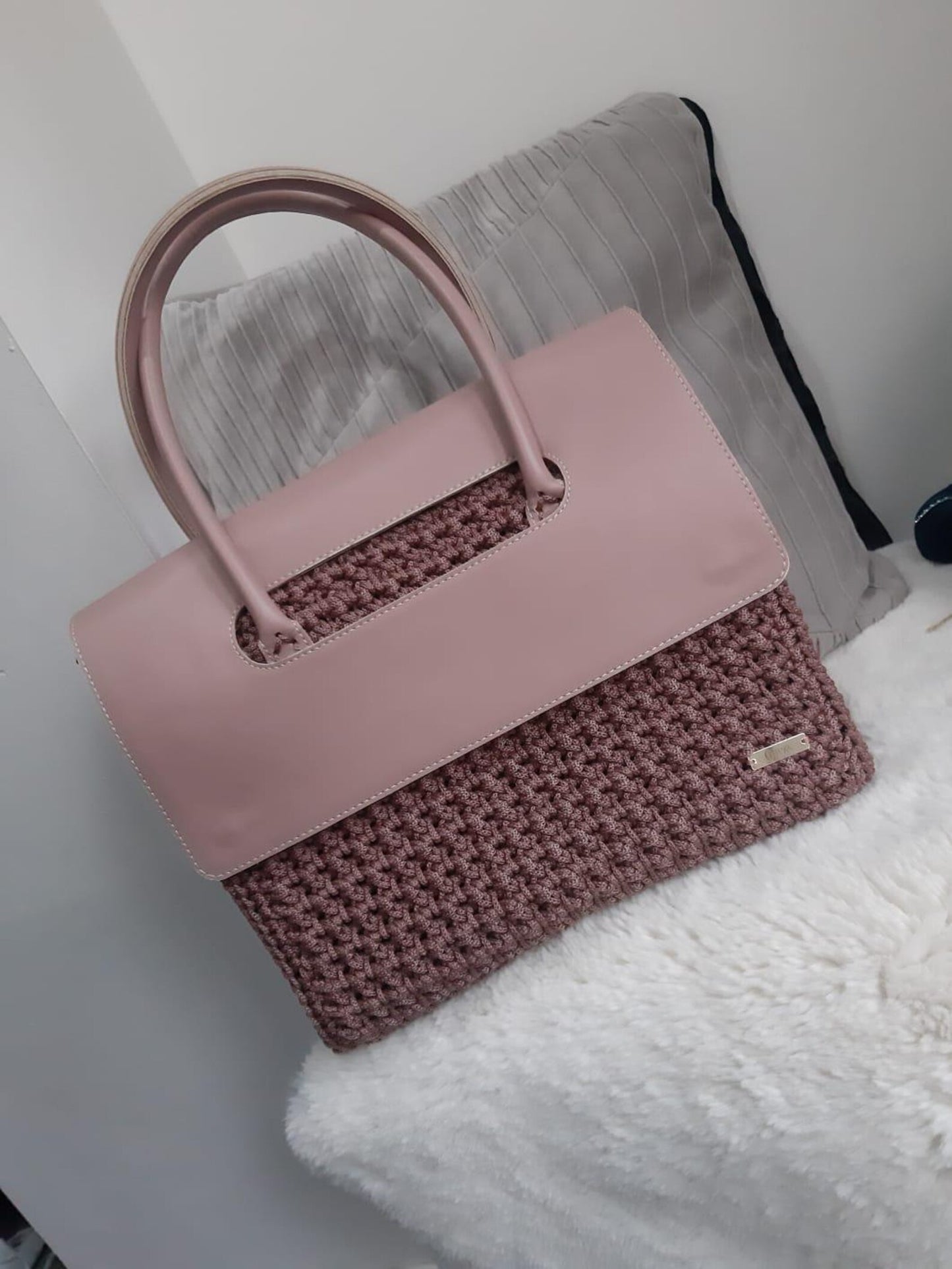 Handmade crochet bag